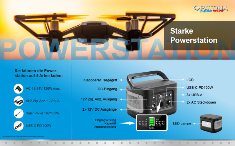 PATONA Platinum Powerstation Autarc 600